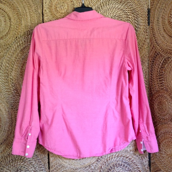 Tommy Hilfiger Shirt Lt Orange Chambray Long Sleev - Picture 2 of 7